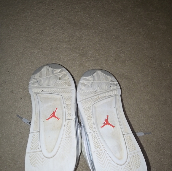 Jordan 4 Retro White Oreo Size 7.5 - Picture 3 of 5